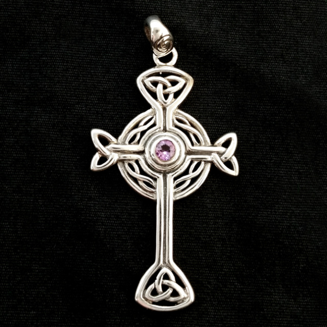 Amethyst Celtic Cross